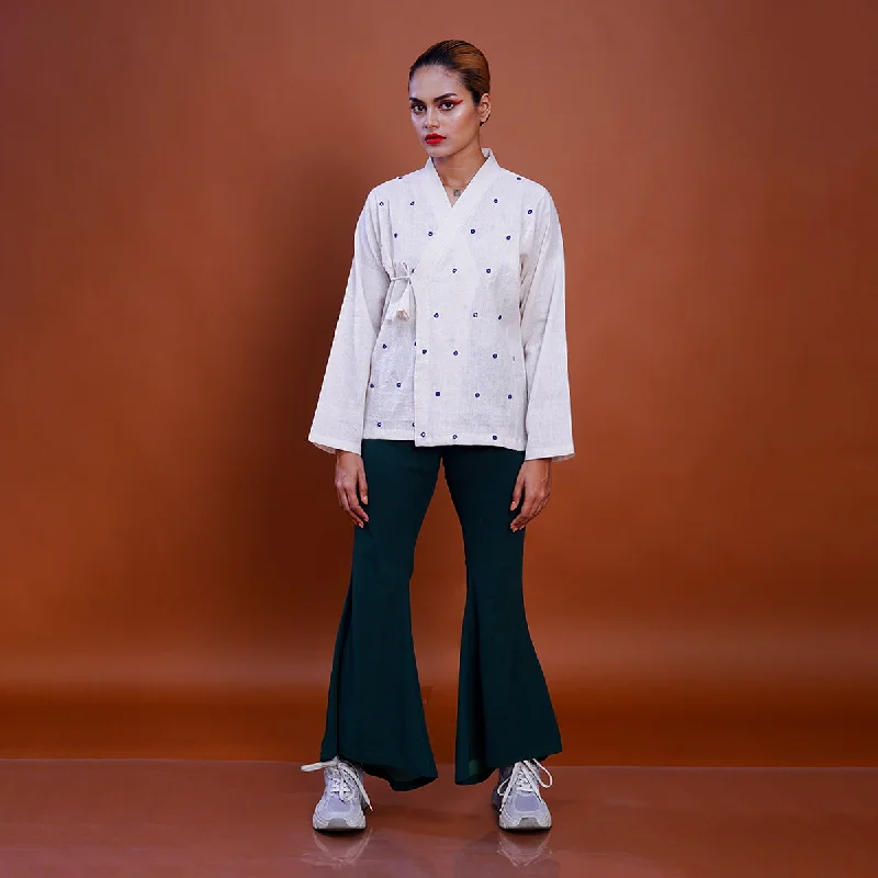 Snag the Best Prices Now!Cotton Shirt For Women | Mirror Work | Geometric Pattern | Off-White Snag the Best Prices Now!Cotton Shirt For Women | Mirror Work | Geometric Pattern | Off-White