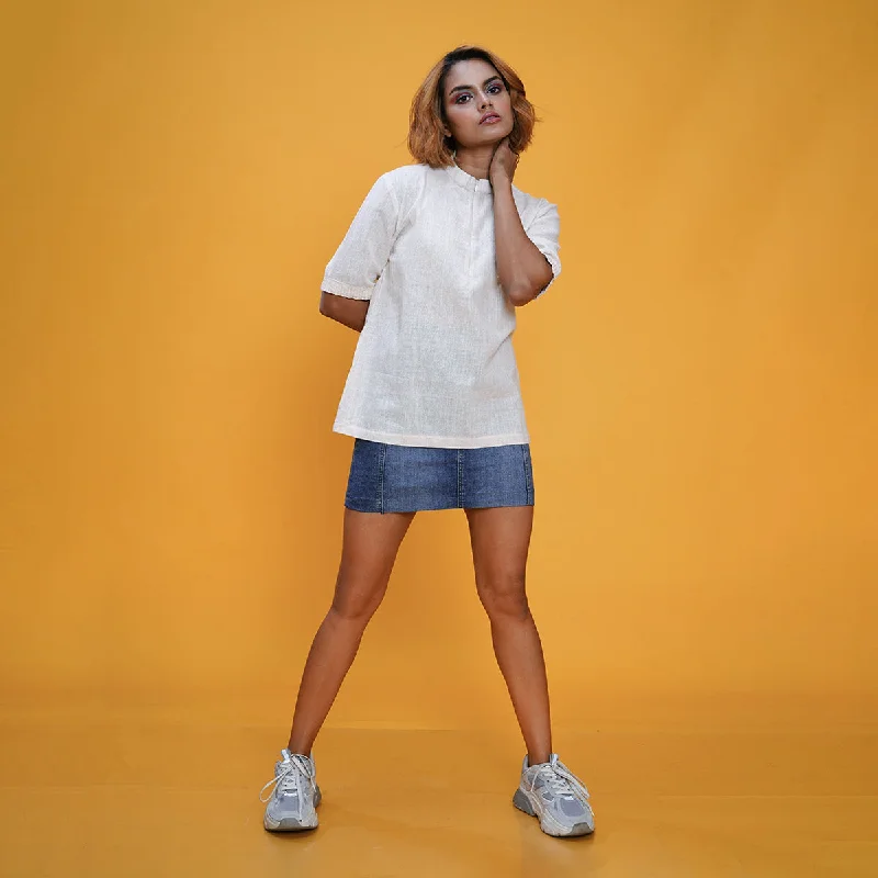 Your Dream Deal is Here!White T Shirt For Women | Kala Cotton | Relaxed Half-Sleeves Your Dream Deal is Here!White T Shirt For Women | Kala Cotton | Relaxed Half-Sleeves