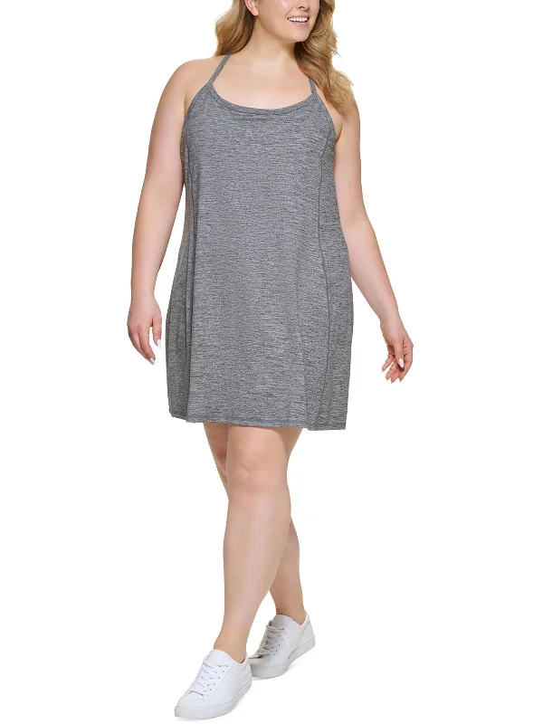 Every Deal is a Steal!Plus Womens Knit Tank Athletic Dress