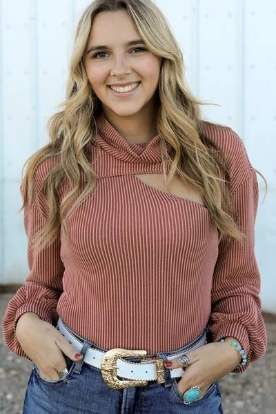 Save Money, Shop Happy!Ribbed Turtleneck Bolero and Tank Set
