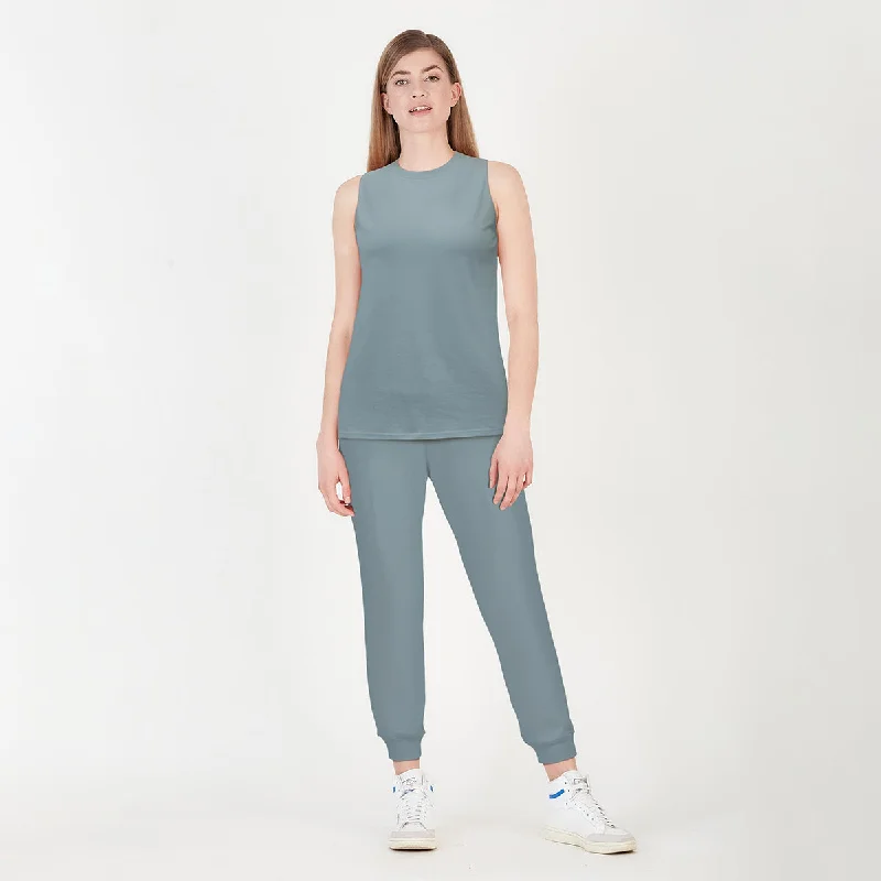 The Best Sale of the Year!Organic Cotton Tank Top for Women | Round Neck | Sleeveless | Blue The Best Sale of the Year!Organic Cotton Tank Top for Women | Round Neck | Sleeveless | Blue