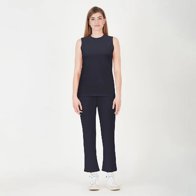 Stock Up and Save!Organic Cotton Tank Top for Women | Round Neck | Sleeveless | Navy Stock Up and Save!Organic Cotton Tank Top for Women | Round Neck | Sleeveless | Navy