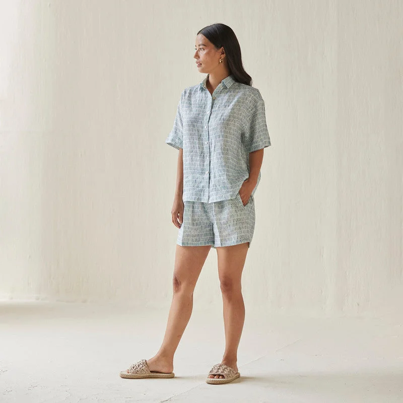 Find the Best Deals Here!Linen Co Ord Set For Women | Shirt & Shorts | Elasticated Waist | Blue Find the Best Deals Here!Linen Co Ord Set For Women | Shirt & Shorts | Elasticated Waist | Blue