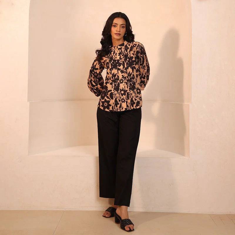 More Discounts, More Joy!Cotton Shirt For Women | Black