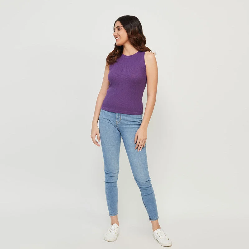 Buy More, Save More!Cotton Ribbed Tank Top | Lilac