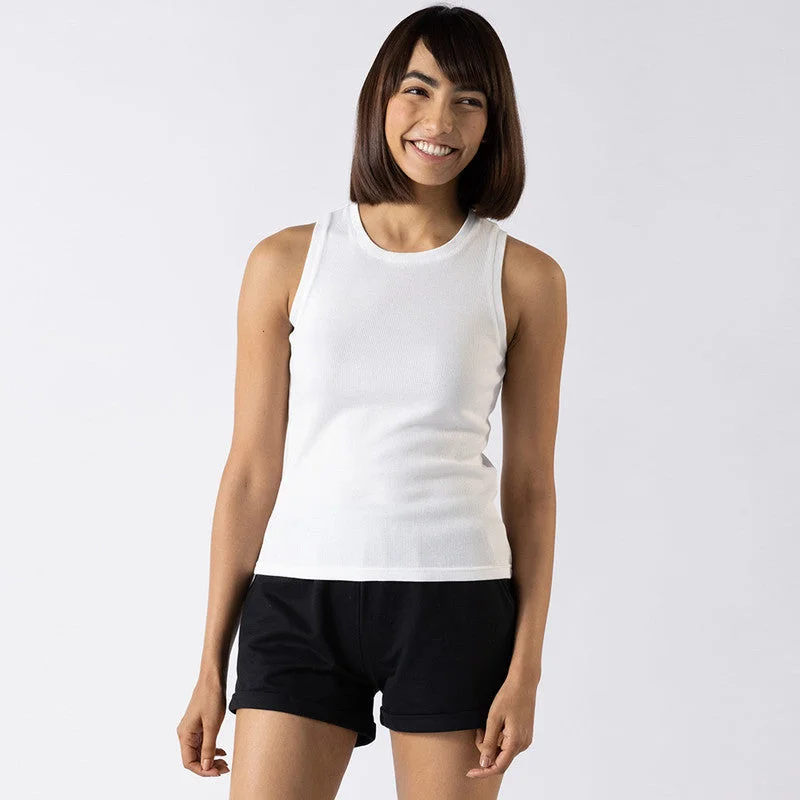 Exclusive Deals Just for You!Cotton Ribbed Tank Top | Marshmallow White