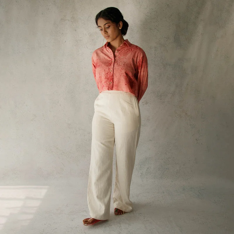 Score Big Savings Today!Organic Cotton Crop Shirt | Natural Dyed | Pink
