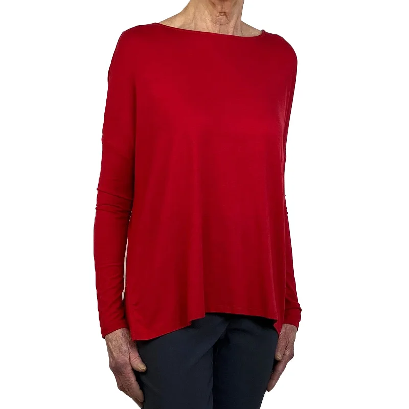 Save Like Never Before!EXTRAFINE L/S BOATNECK T-SHIRT