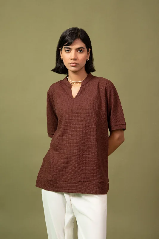 One Day Only – Huge Savings!TEXTURED KNIT TEE