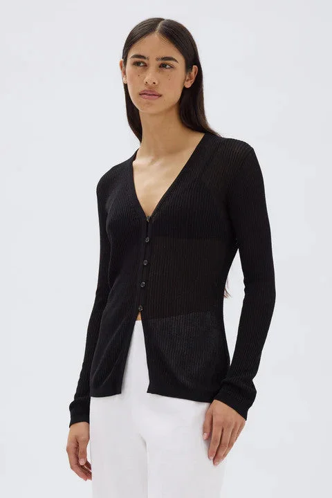 Must-Have Deals Inside!Assembly Label - Belle Knit LS Top, Black