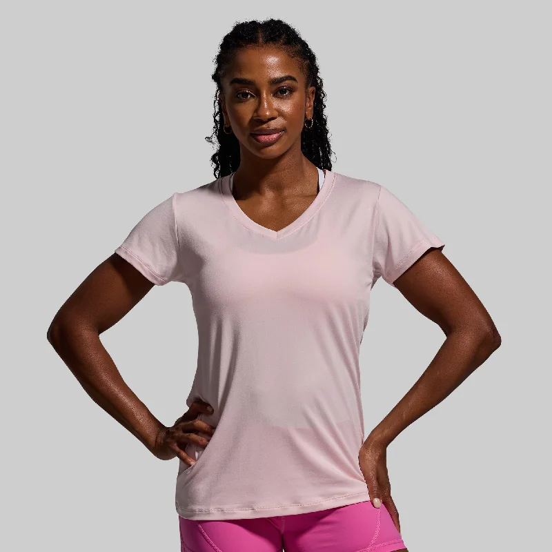 The Best Offers Are Here!Athleisure Short Sleeve V-Neck (Peachskin)