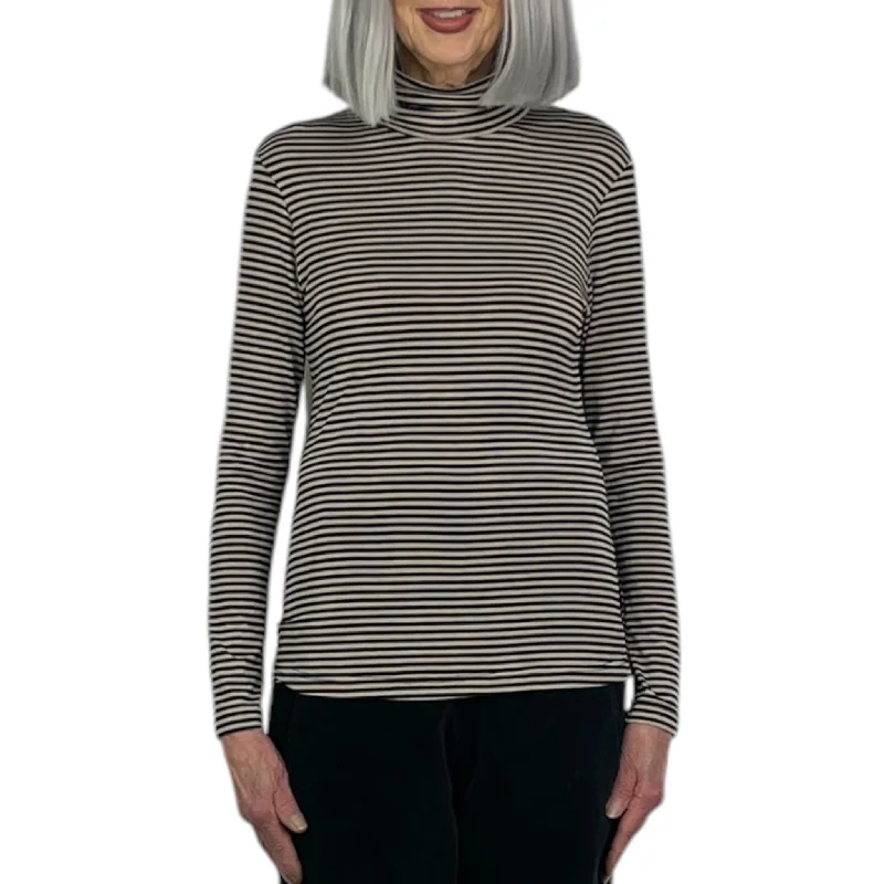 New Discounts Just Dropped!BAOBAB STRIPED TURTLENECK TEE
