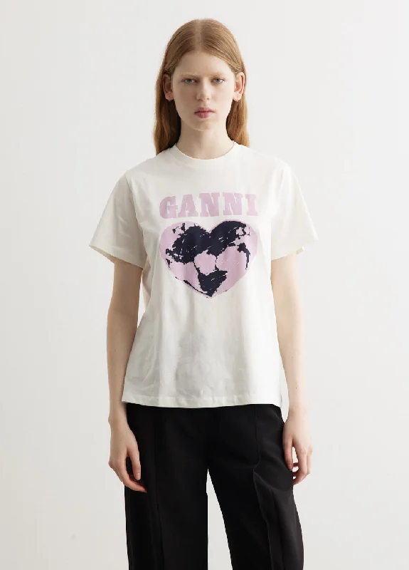 Unmissable Offers Await!Basic Jersey World Relaxed T-Shirt
