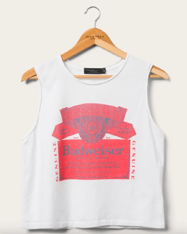 Exclusive Offers You’ll Love!Budweiser Label Muscle Tank