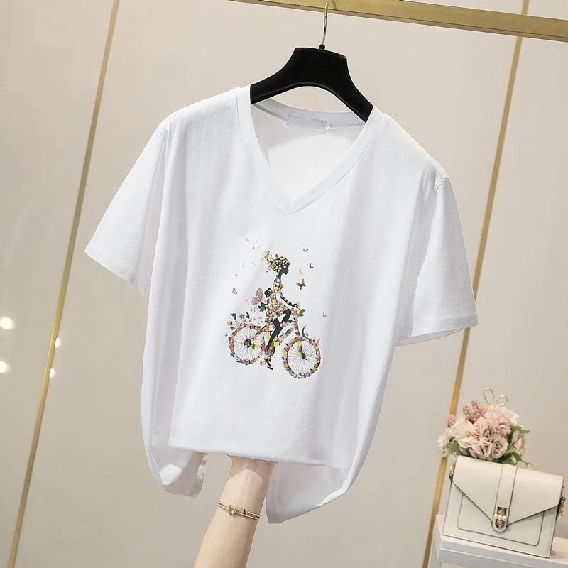 Best Offers of the Month!Cycler-Print T-Shirts For Women