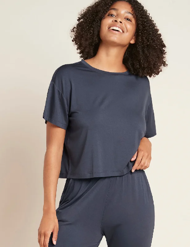 Get the Best for Less!Downtime Crop Tee - Storm