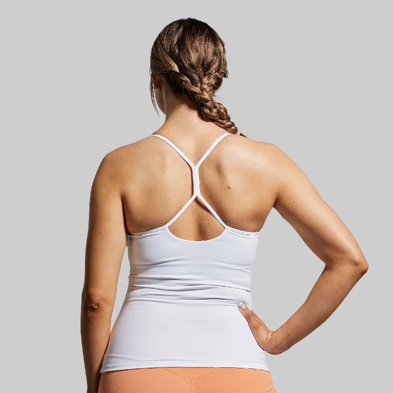 More Discounts, More Joy!Drop Shot Tank (White)