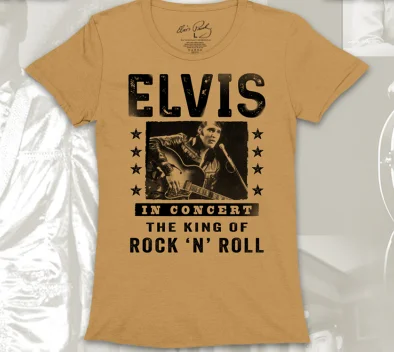 Limited-Time Price Drop!Ladies Elvis In Concert Tee