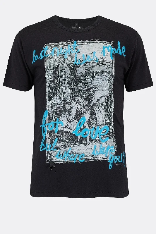 Today Only – Don’t Miss It!LAST NIGHT TEE SHIRT - BLUE