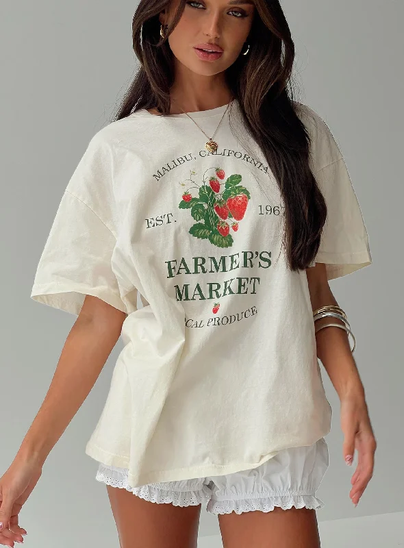 Save Up to 50% Off!Local Produce Tee White