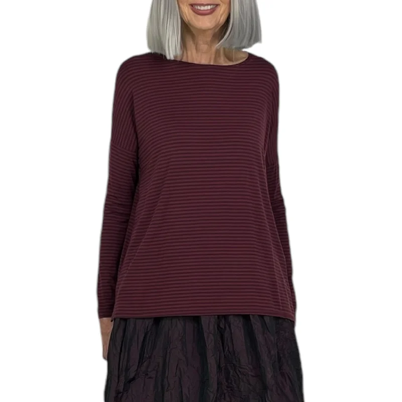 Limited-Time Price Drop!NURRI STRIPED CREWNECK TEE