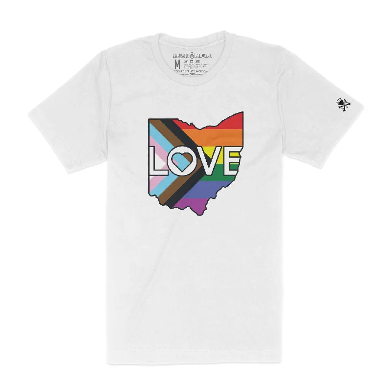 One Click Away from Big Savings!Ohio Love Progress Pride - Unisex Crew T-Shirt