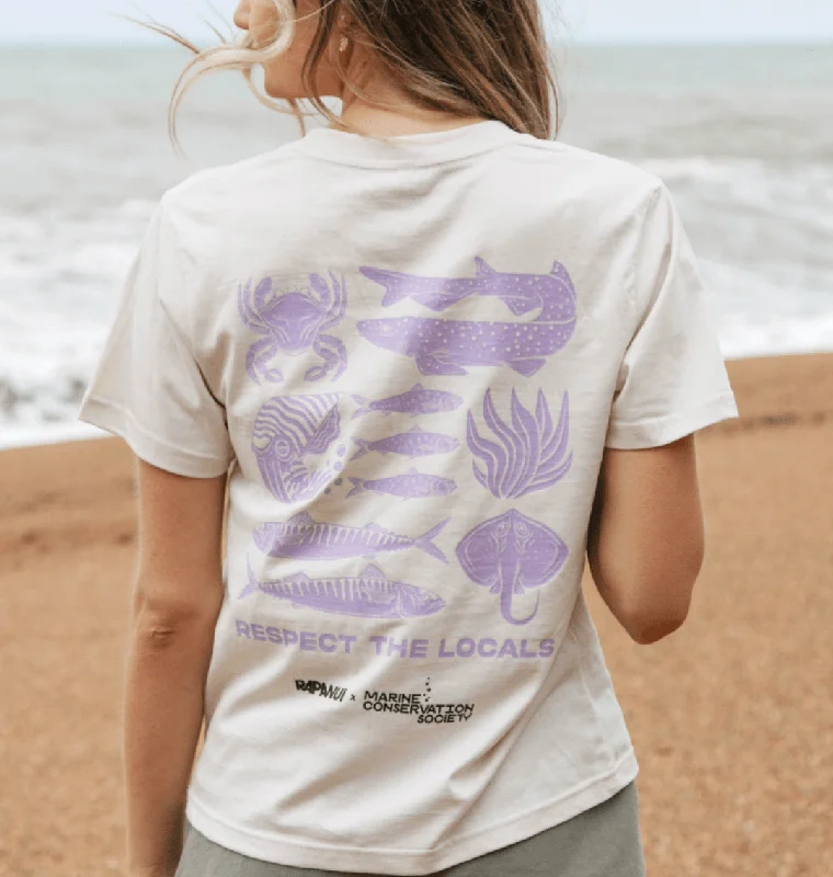 Limited Time Offer!Rapanui x MCS Women's Respect The Locals T-Shirt