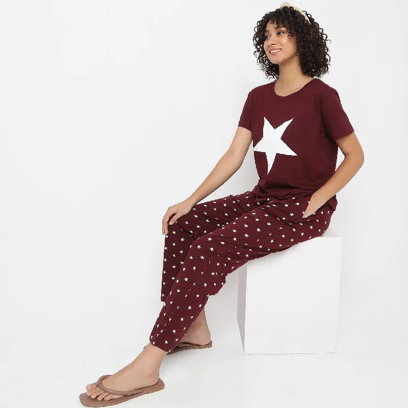 Crazy Discounts Inside!Regular Fit Graphic Lounge T-Shirt