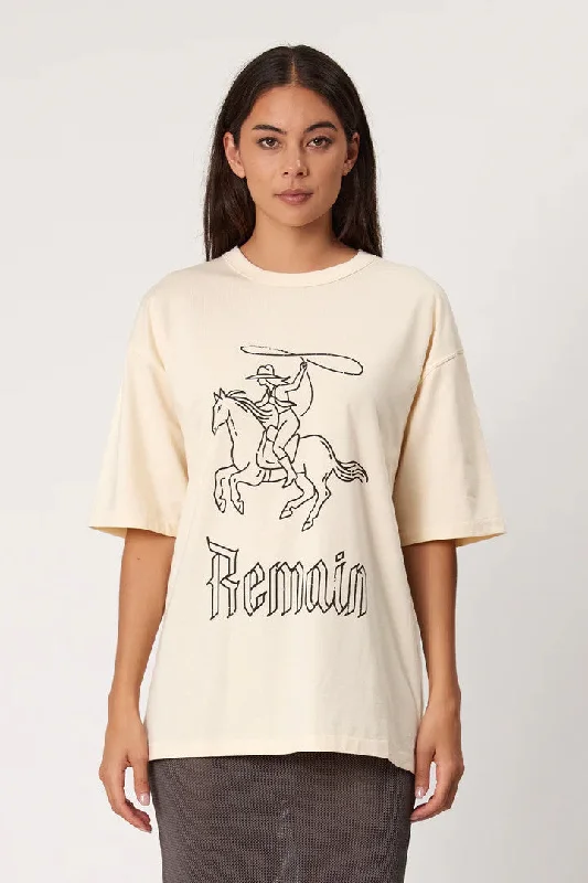Shop More, Spend Less!Remain - Bandida Tee, Bone