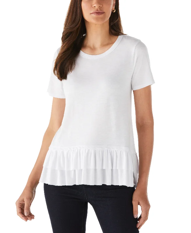 Shop More, Spend Less!Ruffle Tee