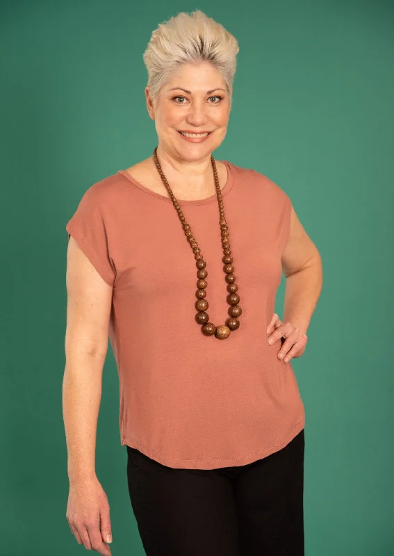 Mega Sale Happening Now!Shell T-shirt Dusty Rose