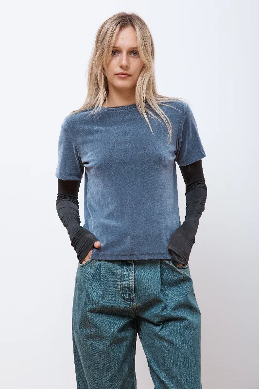 Must-Have Deals Inside!Slim Tee Blue