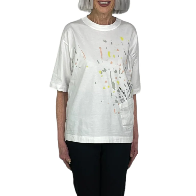 Your Best Deals Are Here!LAZY PRINT S/S TEE W/POCKET