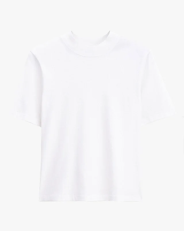 Instant Savings Await!Mock Neck Tee
