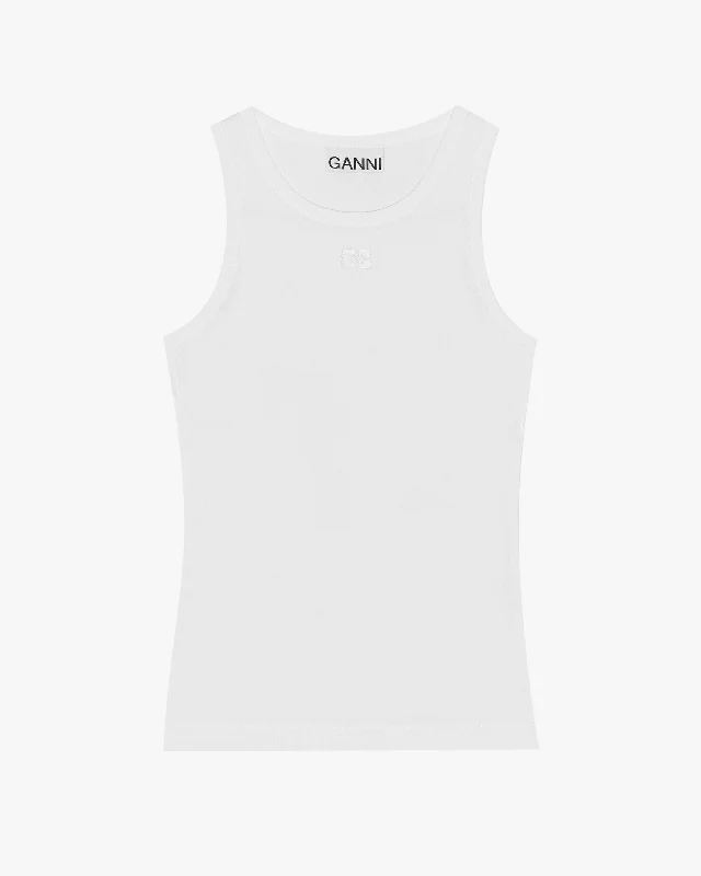 Score Big Savings Today!Soft Cotton Rib Tank Top
