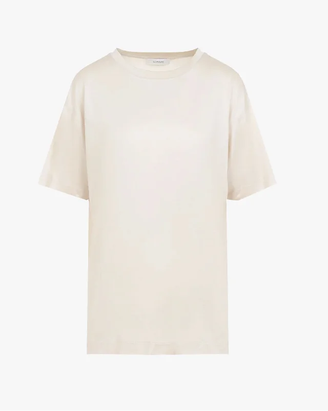 Limited Stock Available!Short Sleeve Silk T-Shirt