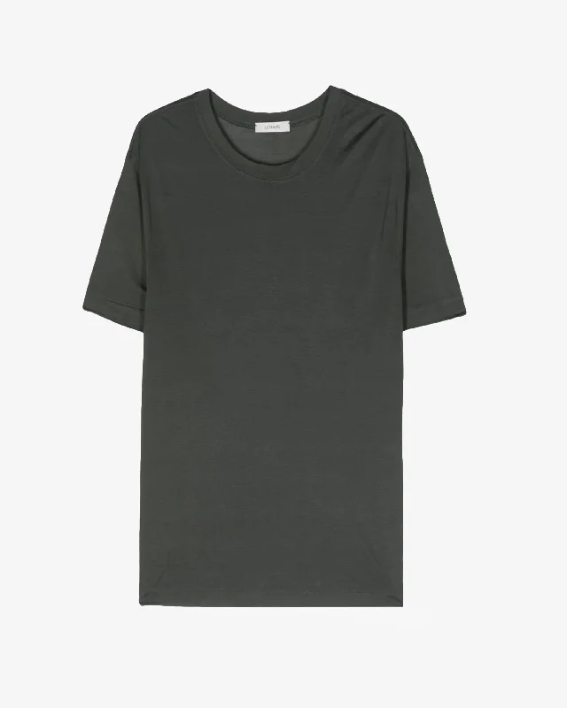 Score Huge Discounts Today!Short Sleeve Silk T-Shirt