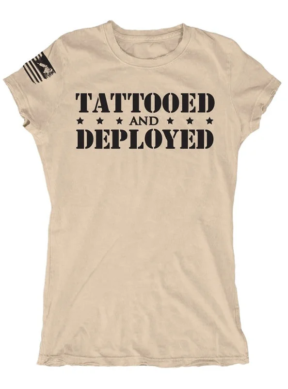 Bigger Savings, Better Shopping!Women's Tattooed and Deployed Tee