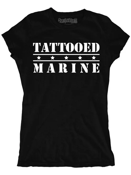Don't Miss Out!Women's Tattooed Marine Tee