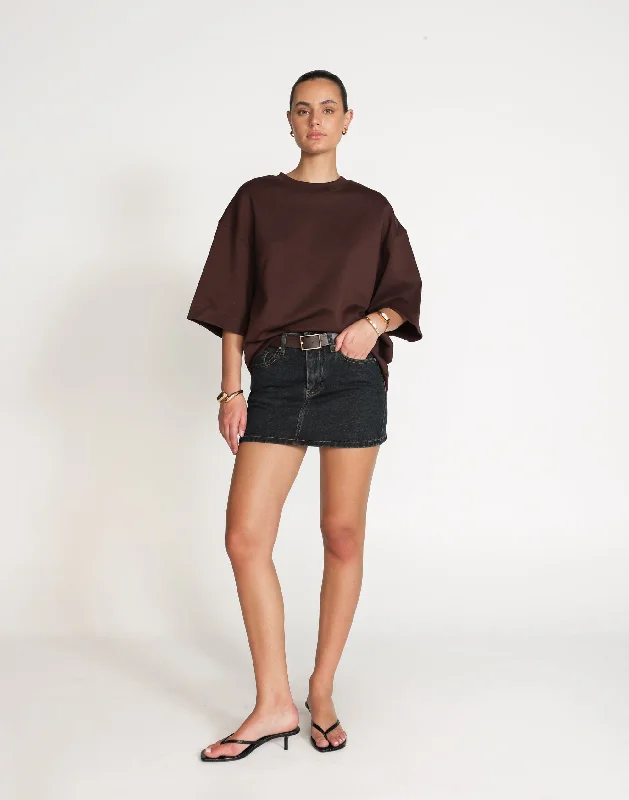 Save Money, Shop Happy!Theo T-Shirt (Chocolate)