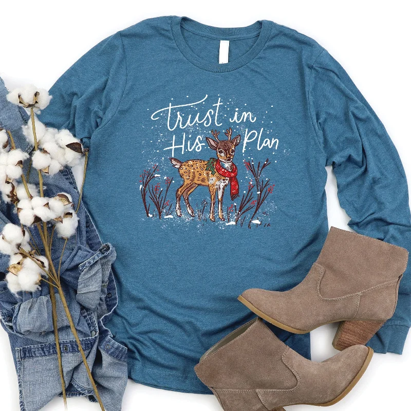 Amazing Prices You Can’t Resist!Trust in His Plan Long Sleeve