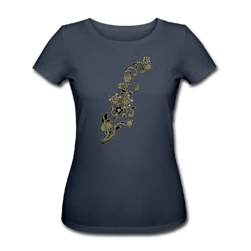 Your Favorite Items on Sale Now!WOMEN'S BLACK & GOLD ORGANIC COTTON T-SHIRT
