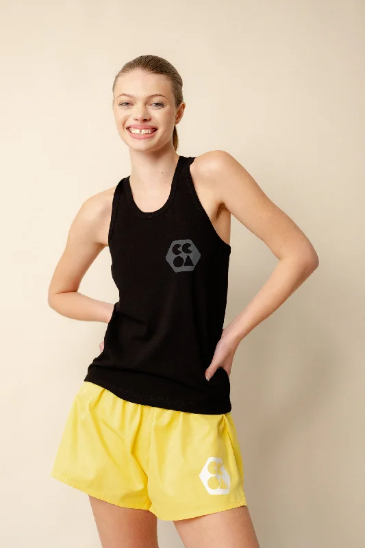 Exclusive Offers You’ll Love!Women's Breathable Racer Back Vest Plastic Free - Black