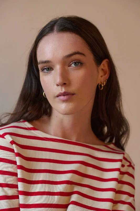Your Dream Deal is Here!Women's Breton - Ecru/Flame Red