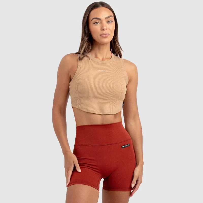 Biggest Sale of the Season!Womens Scoop Tank - Taupe Brown