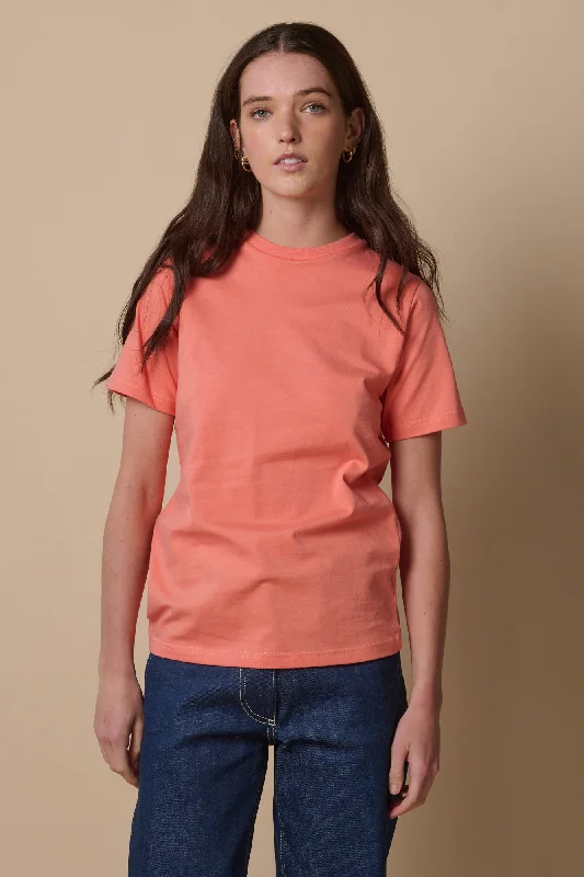 Price Drops You’ll Love!Women's Short Sleeve T Shirt - Peach