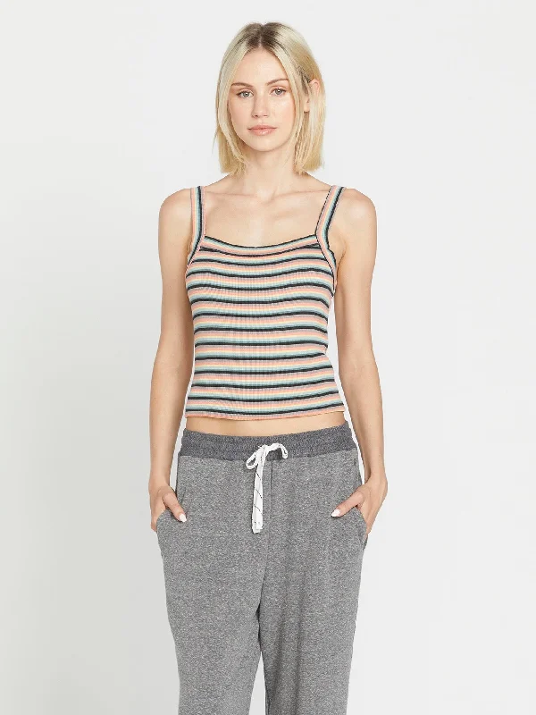 Save Money, Shop Happy!Lived in Lounge Knit Strappy Tank - Reef Pink