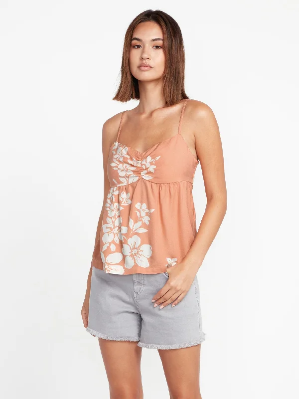 Grab Yours Before It’s Too Late!Mucho Mahalo Cami Tank - Clay