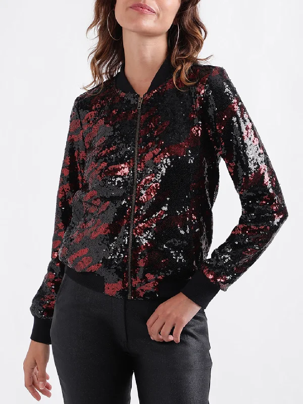 Enjoy Huge Discounts Now!Elle Women Embellished Full Sleeves Collar Jacket