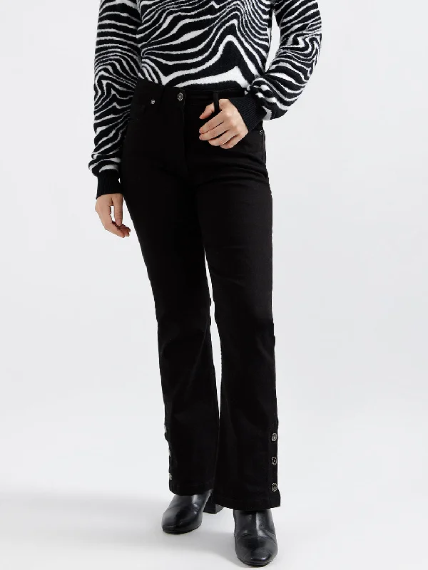 Your Wallet Will Thank You!Elle Women Solid Flared Jeans